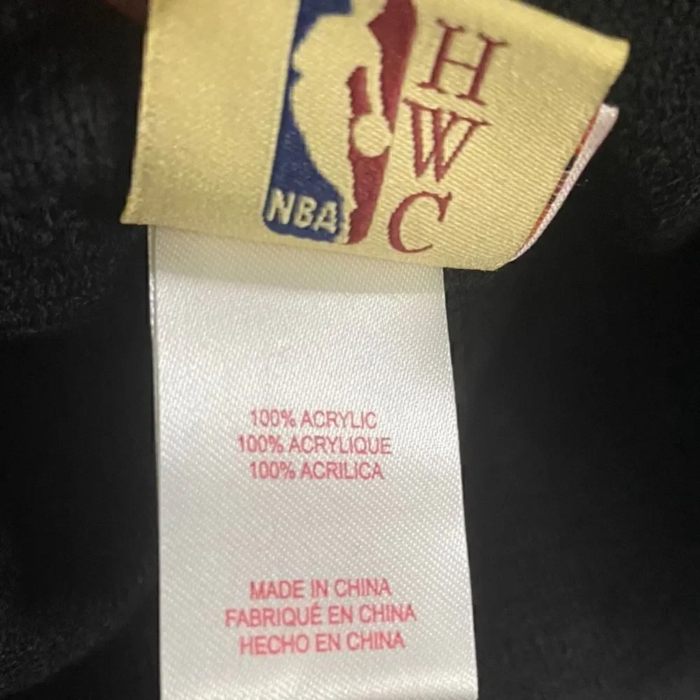 Mitchell & Ness NBA Houston Rockets Script Burst Knit Pom Beanie Brand New (b)